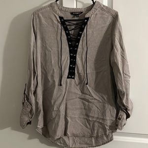 express tie up blouse